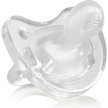 Пустышка силиконовая CHICCO PHYSIO SOFT 0-6м, бесцветная 1 шт